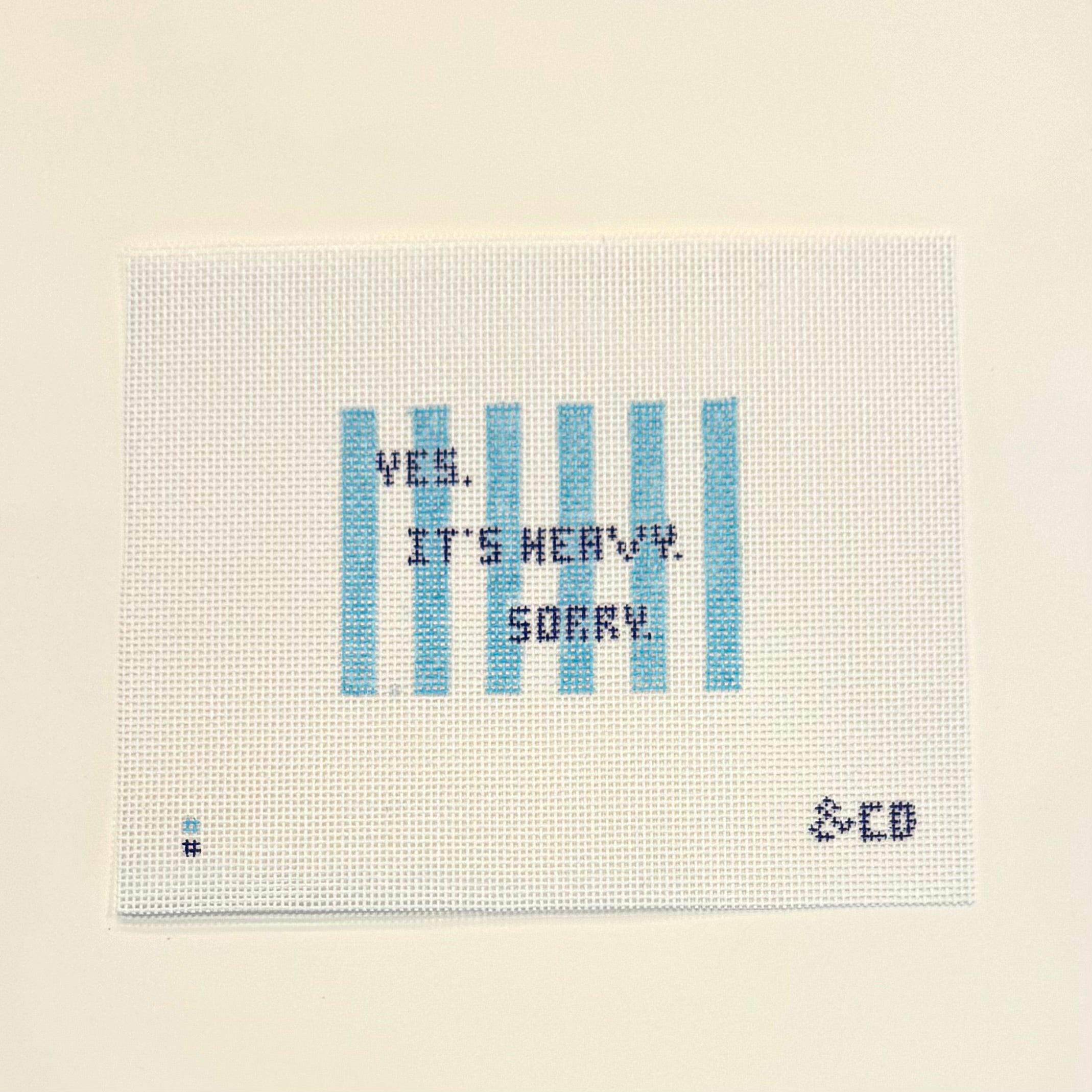 "Yes, It's Heavy. Sorry." Luggage Tag