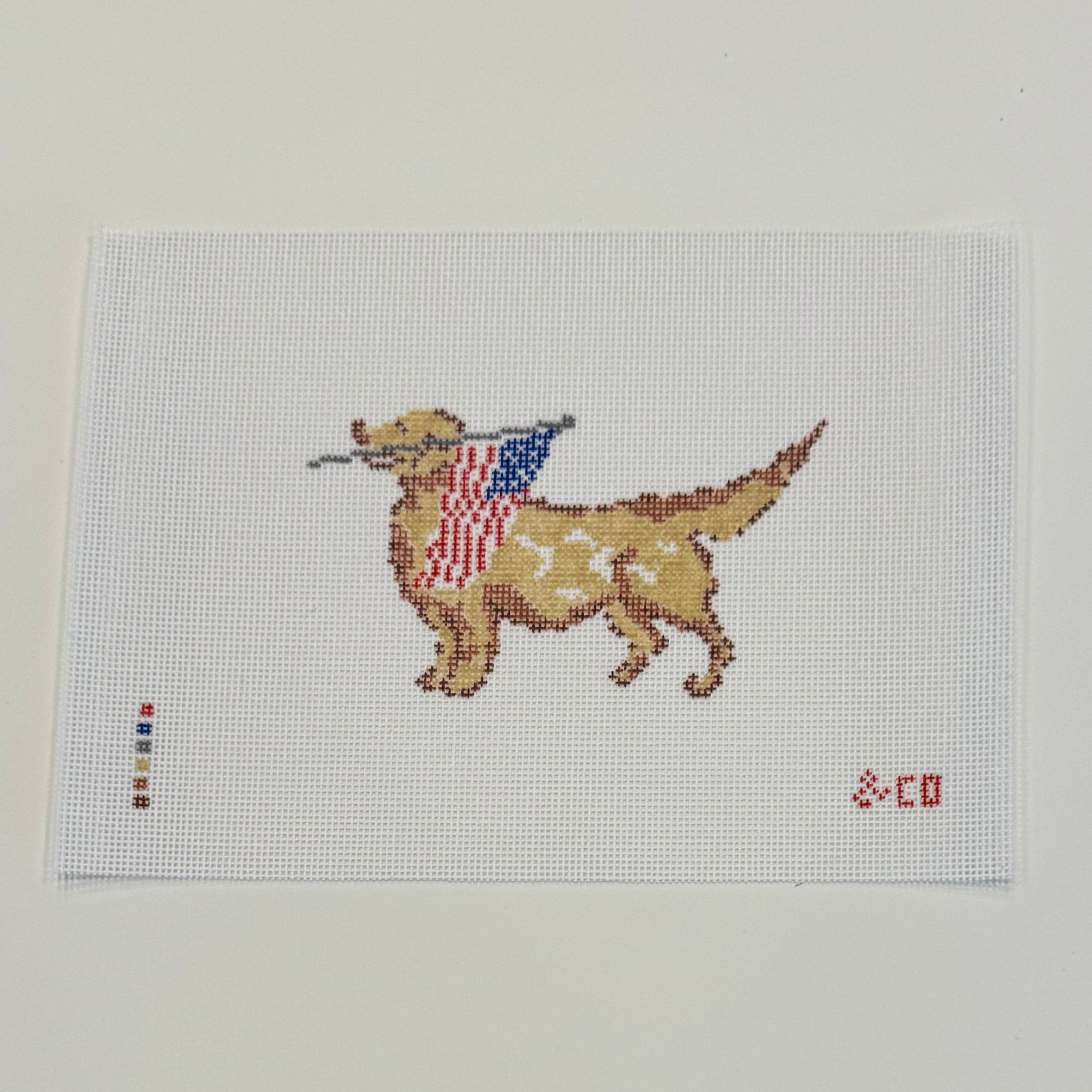 American Flag Golden Retriever