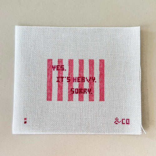 "Yes, It's Heavy. Sorry." Luggage Tag
