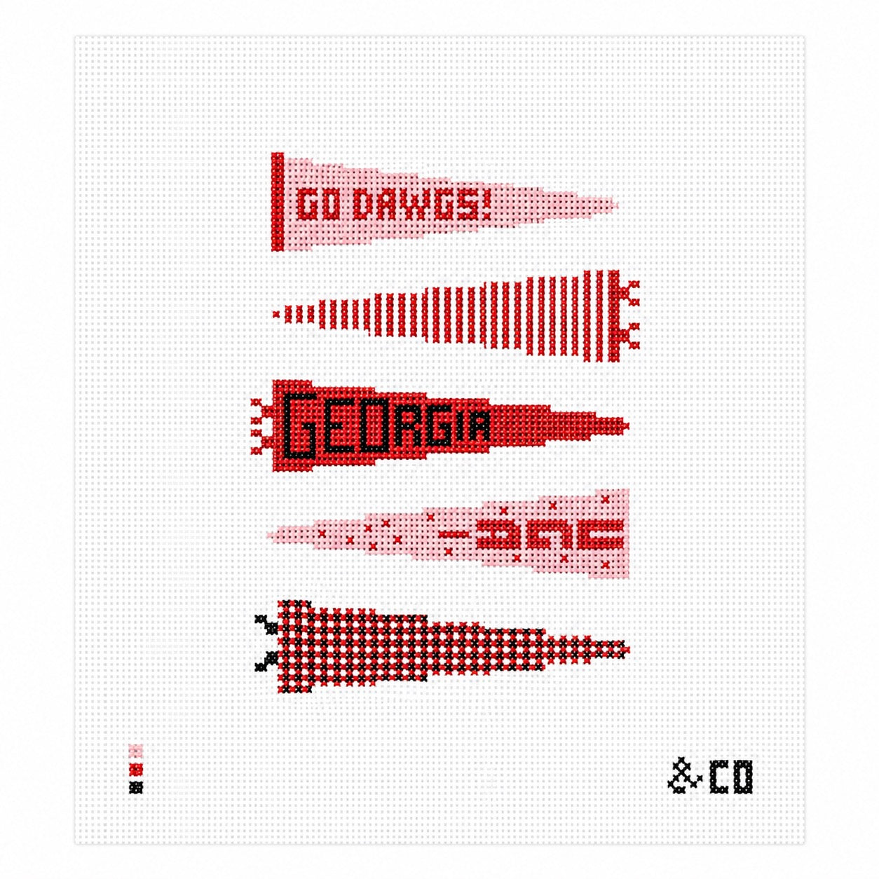 Georgia Pennant Flag
